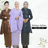 Kebaya Azlina |XS-XL | Songket Hidaya Exclusive | Kebarung Klasik  Songket Tenun| Cotton Raya2025