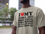 I Love My Girlfriend Shirt I Heart Fast Shipping My Girlfriend Shirts Valentine Shirt Funny Boyfrien