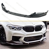 3X 2018 To 2020 For BMW F90 M5 M5C Car Front Bumper Lip Spoiler Splitter Diffuser Guard Trim Body K