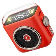 Mini Magnetic Back Clip Bluetooth Speaker MP3 Music Player Hifi Sound Wireless Night Light Music Box
