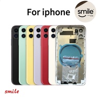 Replacement Back Cover Housing For iPhone11   Rear Battery Door Frame smile