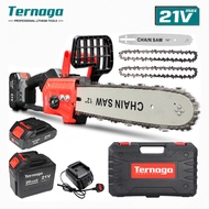 Ternaga 12 inch Brushless Cordless Chainsaw Portable Heavy Duty Electric Chainsaw High Power Battery