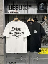 EVISU 福神 Maniacs 男女同款短袖T恤