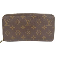 棕色 原花 帆布 Zippy Wallet 拉鍊長夾【LOUIS VUITTON LV 路易威登】 M60017