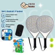 Padel Racket Set for Beginners Padel Racket Padel for Women & Men /2 Racket + 2 Padel Balls + 1 Bag