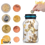 LANFY Coin Counter USD EURO GBP Automatic Electronic Digital Coins Counting Jar