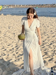 GOLA - Đầm KARINA - Đầm thun dài đắp chéo