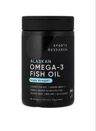 Sports Research 阿拉斯加三倍強度魚油 90粒