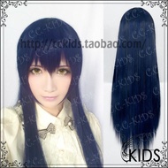 WIG COSPLAY CCKIDS BASE 80CM STRAIGHT DARK BLUE / LOVE LIVE SONODA UMI / NARUTO HINATA