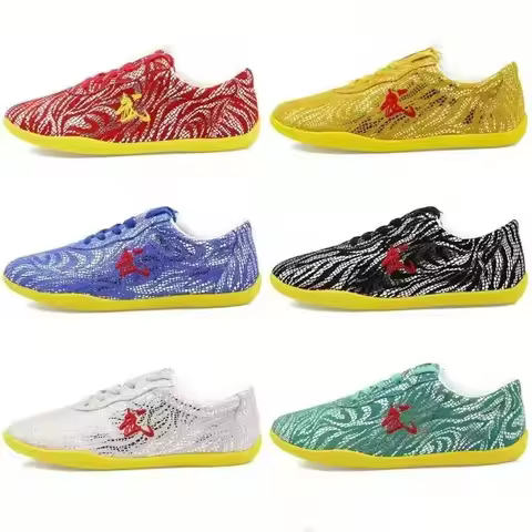 Wushu Kungfu Shoes, Chinese Wushu Taichi Taiji Nanquan Shoes for Martial Arts