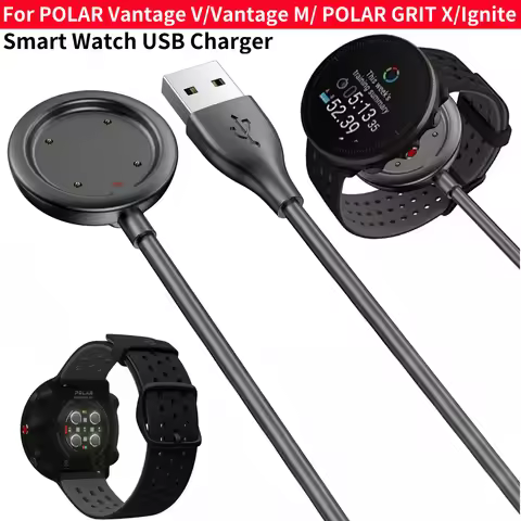 1m Replacement Charger Cradle Replacement USB Charger Charging Dock Cable for POLAR Vantage V/Vantag