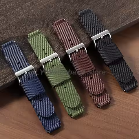 Nylon Canvas WatchBand Strap for Casio GA2100 GA110 GM110 GM2100 GA900 AQ-S810 Series Quick Release 