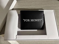 Off-White "For Money" 黑色銀包