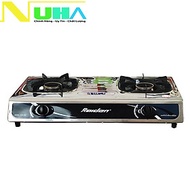 Bếp ga đôi inox Raiden RDB-360B đầu đốt đồng Sakura cao cấp, cực bền dù tiếp xúc nhiệt độ cao liên t