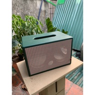 Vỏ box loa di động loa bluetooth kiểu dáng marshall kích thước 35χ20χ20 khoét sẵn 2 lỗ bass BB2 2 lỗ