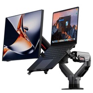 HKC Notebook Display Stand Two-in-One Dual-Screen Robotic Arm Rotating Lifting Perforation-Free One-