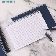JEROMYBF Spiral Bound Notebook, Universal Line Pages Multifunctional Financial Record Book, Horizont