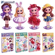 【OMALL】 Magnetic Princess Pretend Play Toys Magnetic Dress Up Doll For Girls Play Travel Playset Toy