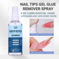 Nail Tips Glue Remover Spray Gel & Solid Nail Art Spray