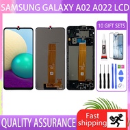 Original For Samsung Galaxy A02 A022 M12 M127 M127F LCD With Frame  Display Touch Screen A02 M12