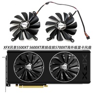 XFX RX5500XT 5600XT Black Wolf Warrior Edition RX5700 5700XT Overseas Edition Graphics Card Fan