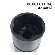 Damage Socket Nut Remover Wheel Lock Removal Kit for Stripped Bolt Rounded Nut 1/2 Drive