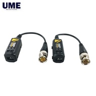 Video Balun Single Port 8mp HD Analog Videos 1Pair Passive Transciever BNC CCTV Adapter 201K