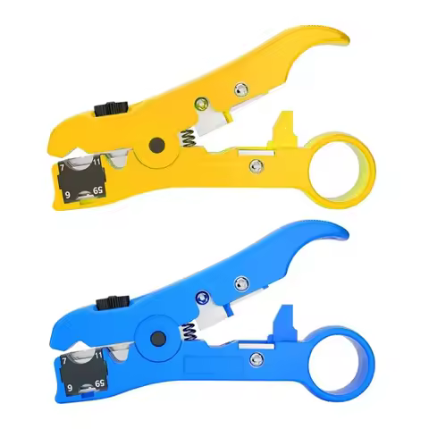 All-In-One Stripping Tool Wire Stripper RG59 RG6 RG11 RG7 Coaxial Cable Stripper Cutter Pliers for R