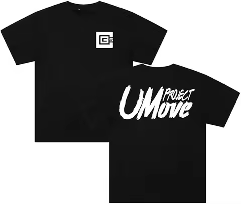 CG5 Project U Move T-Shirt 2025 Too Many Songs Tour Crewneck Short Sleeve Streetwear Women Men