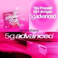 SIMKAD YES PREPAID FT5G UNLIMITED 4G&5G ((SIM ONLY))