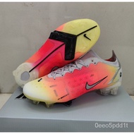 100% Original Kasut Bola Sepak New Nike Mercurial Vapor 14 Elite FG Men's knitted waterproof football shoes Women's supe