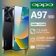 【รับประกัน1ปี】ใหม่ ของแท้ OPP0 A97 Pro 5G 7.5นิ้ว โทรศัพท์มือถือ รองรับ2ซิม Smartphone 4G/5G โทรศัพท