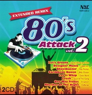Extended Remix 80s Attack Vol.2 2CD Original Artist 80s Disco Dance Hits