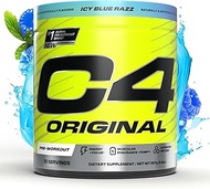 Cellucor C4 Original Pre Workout Powder Sugar Free for Men & Women 200mg Caffeine + CarnoSyn Beta-Al