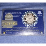 Antam Silver Dirham Coin Rare Packaging Buyback Guarantee Lifelike