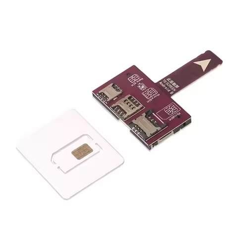 For iPhone SIM card 4in1 External Card Slot Adapter Fast Card Changer iPhone SIM Card Reader Holder 