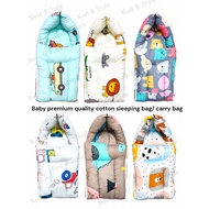 Baby Premium Cotton Sleeping Bag / Carry Bag/ Baby Sleeping Carry Nest