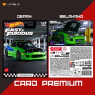 Custom Card Hotwheels Premium 95 Mitsubishi Eclipse