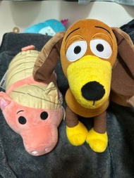 包sf locker ! 日本夾回 全新有吊牌 SEGA Toy Story 彈弓狗 火腿豬 大公仔