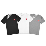 CDG Play Mosaic Heart Patch T-Shirt