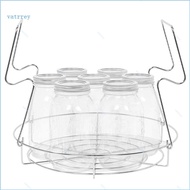 VA 2Pcs Canning Rack Steel Steamer Canning Jar Rack for Regular Wide Jar