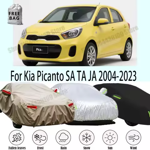 For Kia Picanto SA TA JA2004-2023 Car Cover Outdoor Protection Covers Snow Sunshade Waterproof Dustp