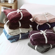 秋冬季保暖天鵝絨床笠純色單雙人床罩床套單件日式加厚床單防靜電