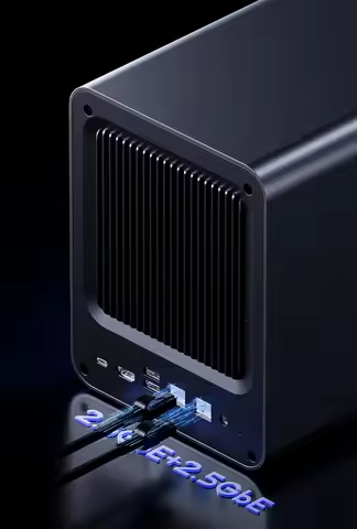 WTR PRO Intel N150 Mini PC with 4 Bay Nas DDR4 16GB/32GB 500GB/1TB Nvme SSD 2.5G LAN Game Computer S