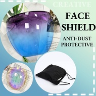 face shield Face Shield with eyeglass  Anti-fog and compressive face mask face cover full face mask Sunglasses sheilds