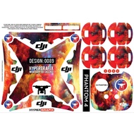 DJI PHANTOM 4 ADV / PRO Sticker Skin Design 0089