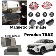 Perodua TRAZ Epic Magnetic Sunshade [4 PCS]