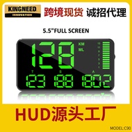 Kingneed HUD Car HUD Display GPS Car HUD Large Screen Universal Odometer Speedometer C90