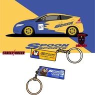 JDM Spoon Sports Metal Key Chain Key Ring Holder Kumamon JDM Car Keychain Pendant