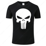 Cotton Punisher Men's T-shirts | Short Sleeve Skull Shirt Man - 100% Cotton Shirt Men XS-6XL